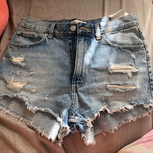 ZARA high waisted shorts size 4
